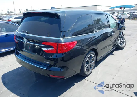2022 Honda Odyssey Elite from USA, damaged, VIN 5FNRL6H98NB024155
